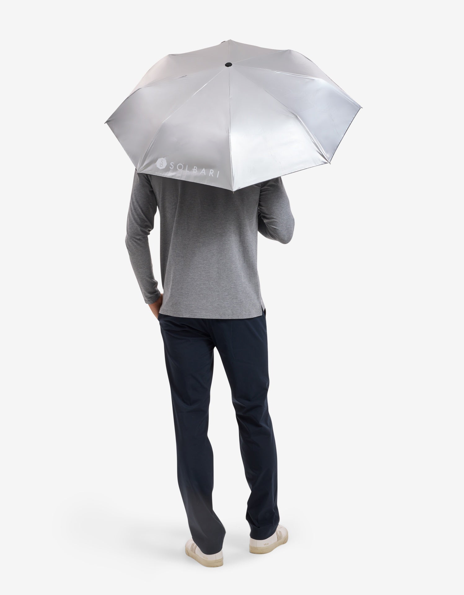 Men's Compact Sun Umbrella UPF 50+ | UV Protection | Solbari USA