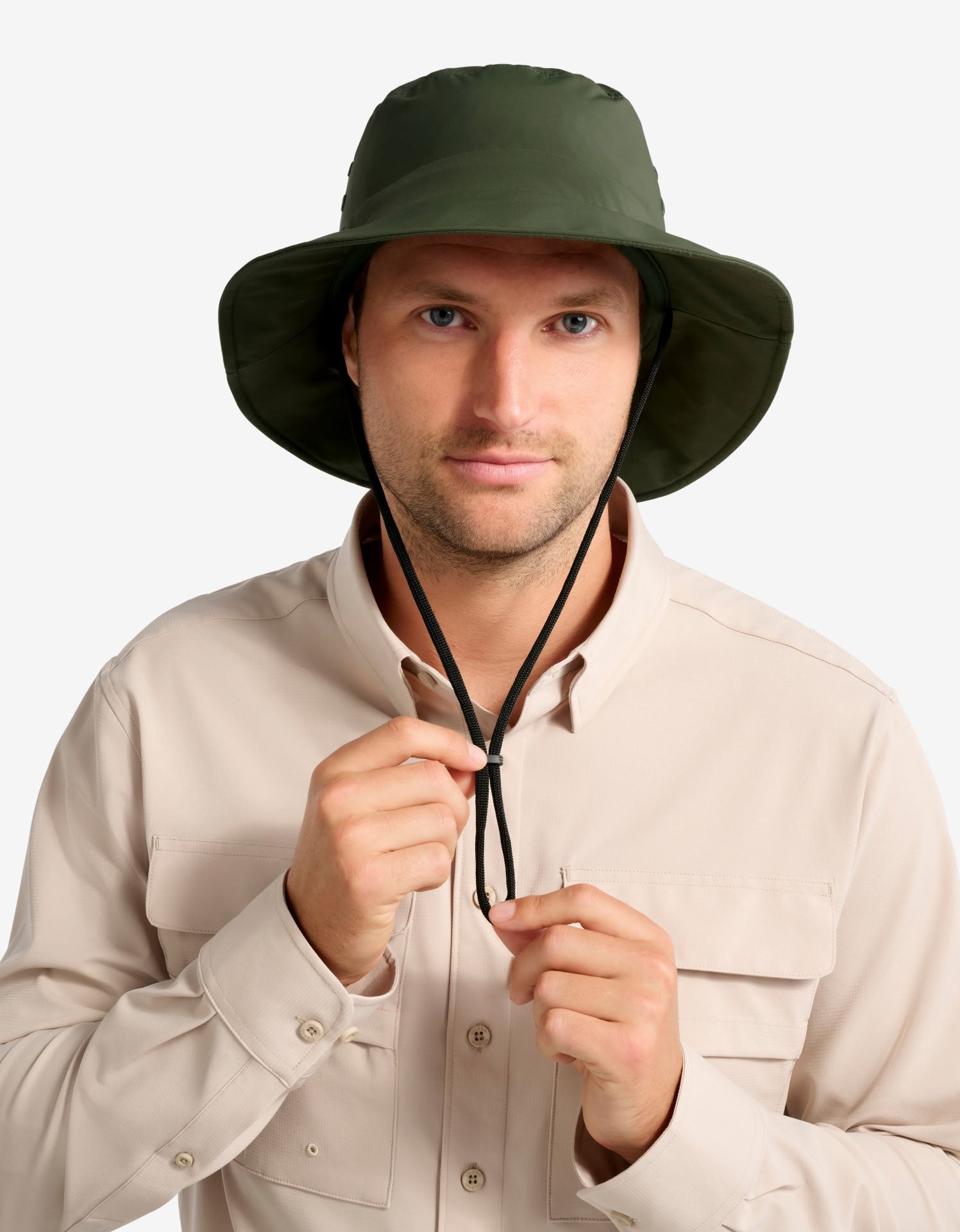 Men's Expedition Sun Hat UPF 50+ | Men's Sun Protective Hat Khaki Green Men's Expedition Sun Hat UPF 50+ | Men's Sun Protective Hat Khaki Green