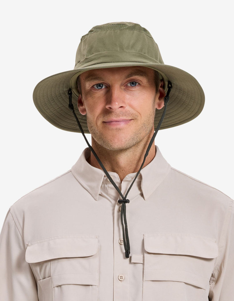 Everyday Broad Brim Sun Hat With Pocket UPF 50+