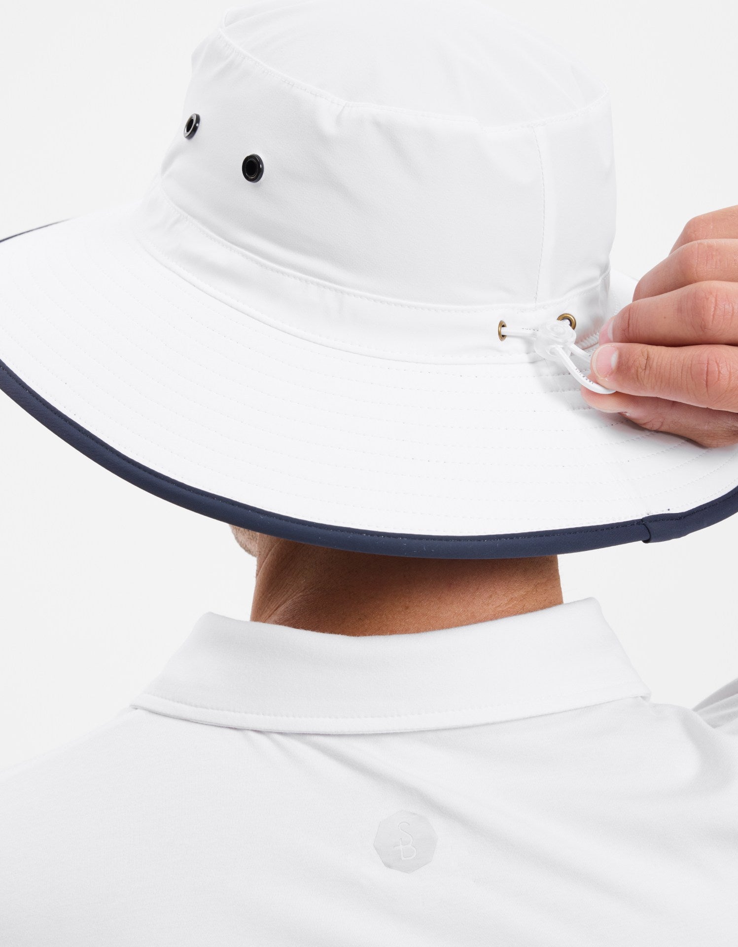 White / Navy