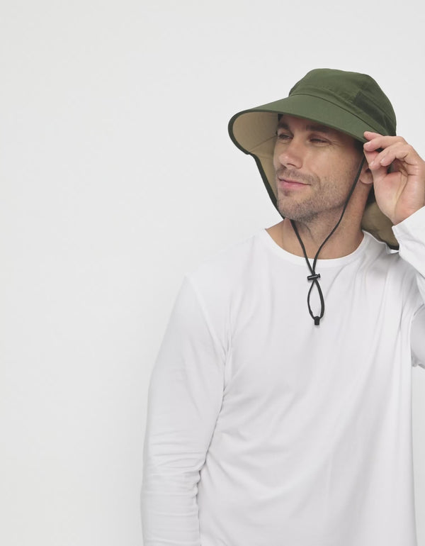 Khaki / Beige Underbrim