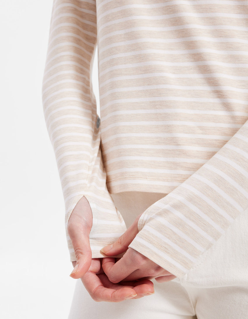 Striped Long Sleeve T-Shirt UPF 50+ | Women's Sun Protective Tops