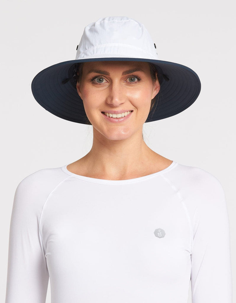 Womens UPF 50+ Sun Protective Broad Brim Sun Hat UV Protection Hat