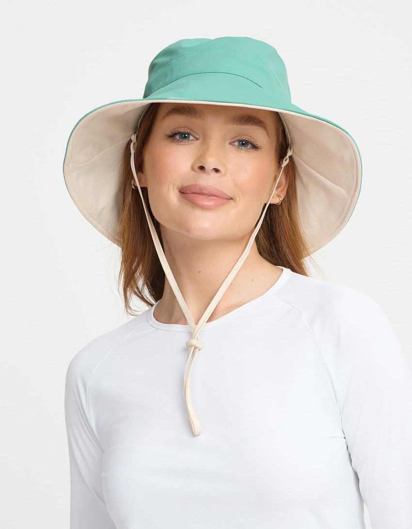 Wide Brim Beach Hat, Women's UV Protection Sun Hat UPF50+ Solbari
