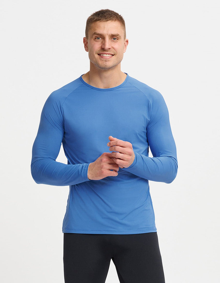 UPF50+ Long Sleeve Sun Protective Coolasun Breeze Base Layer for Men | Sun Protection Tops