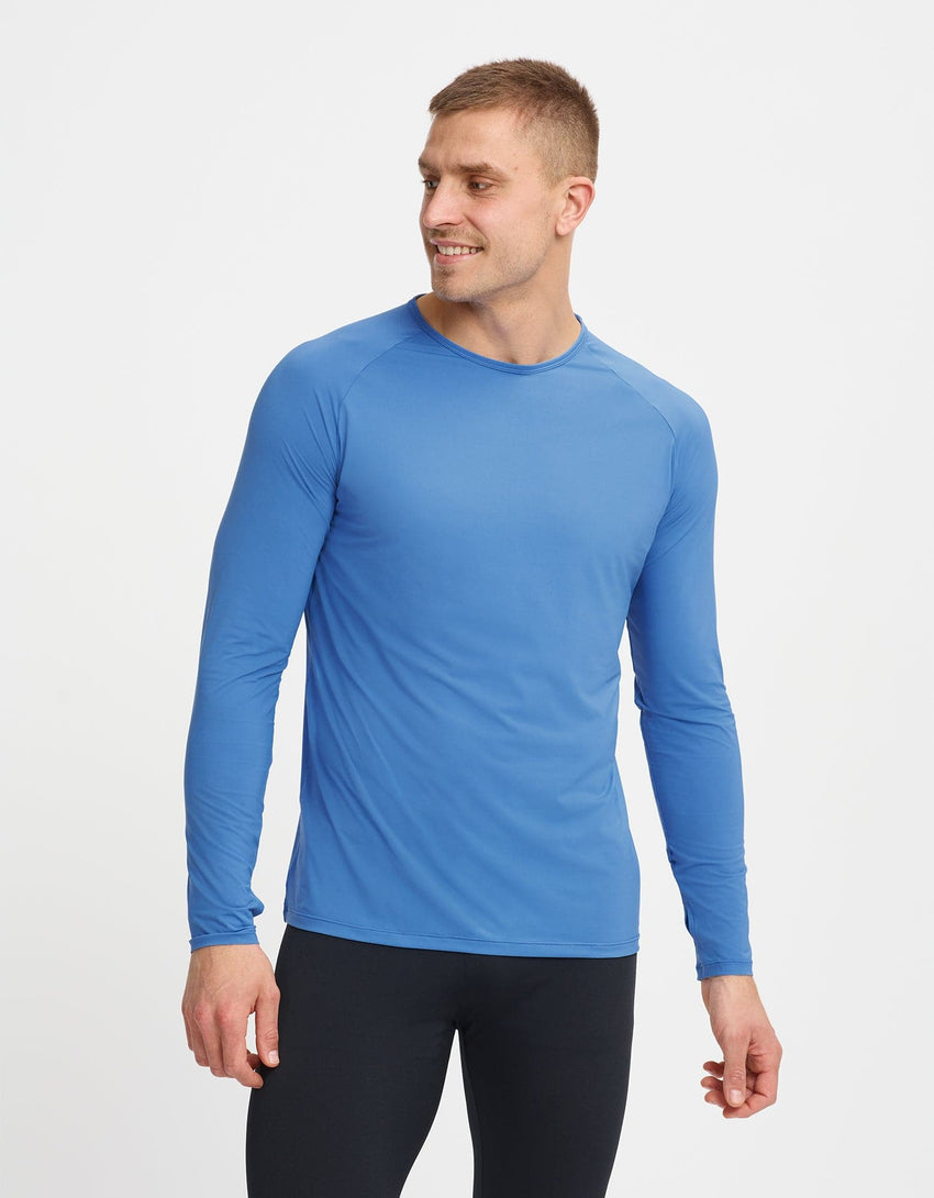 UPF 50+ Long Sleeve Sun Protective Coolasun Breeze Base Layer for Men | Sun Protection Tops
