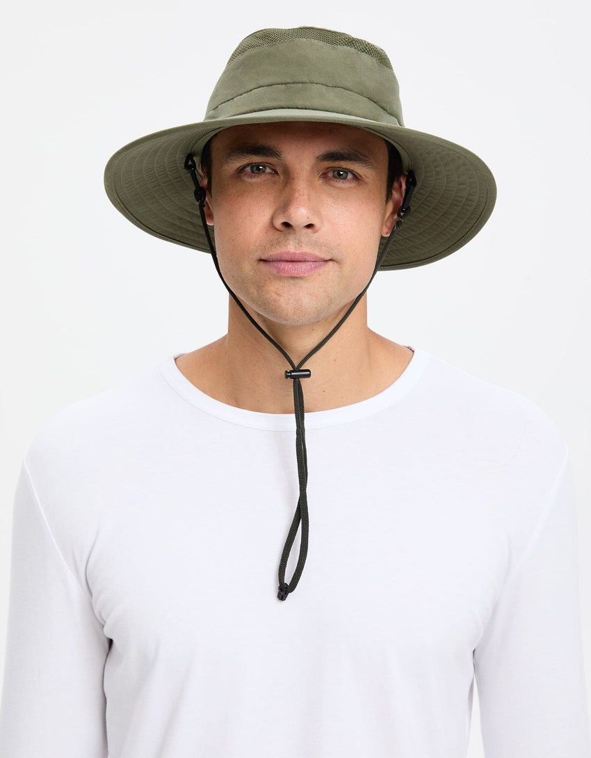 Everyday Broad Brim Sun Hat With Pockets for Men | UPF 50+ Sun Hat