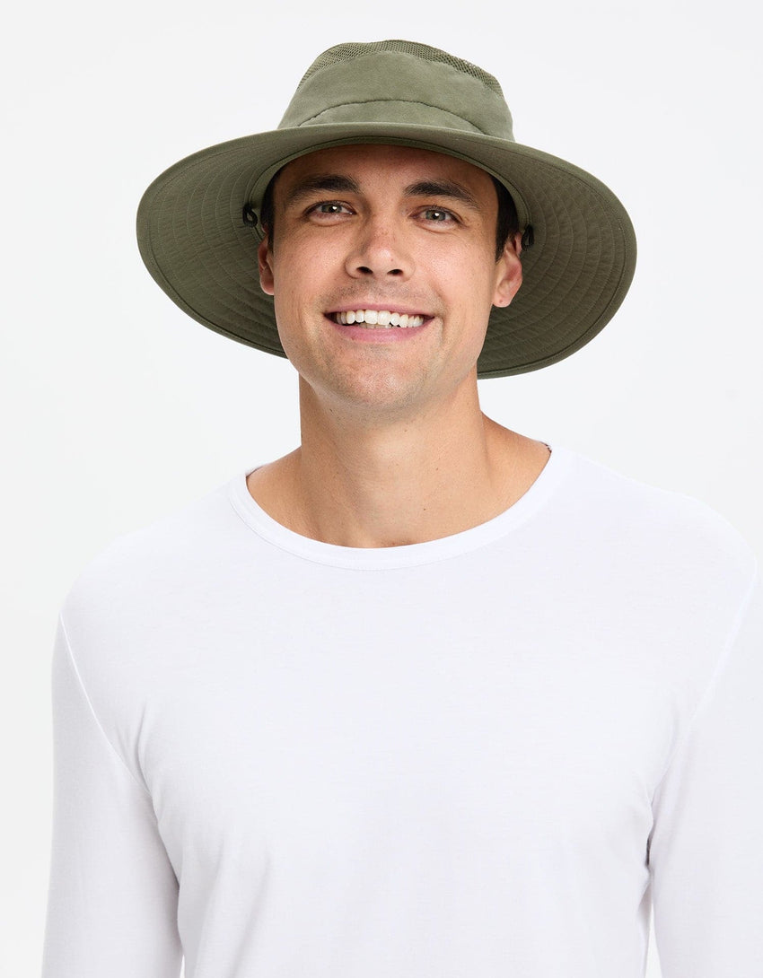 Everyday Broad Brim Sun Hat With Pockets for Men | UPF 50+ Sun Hat