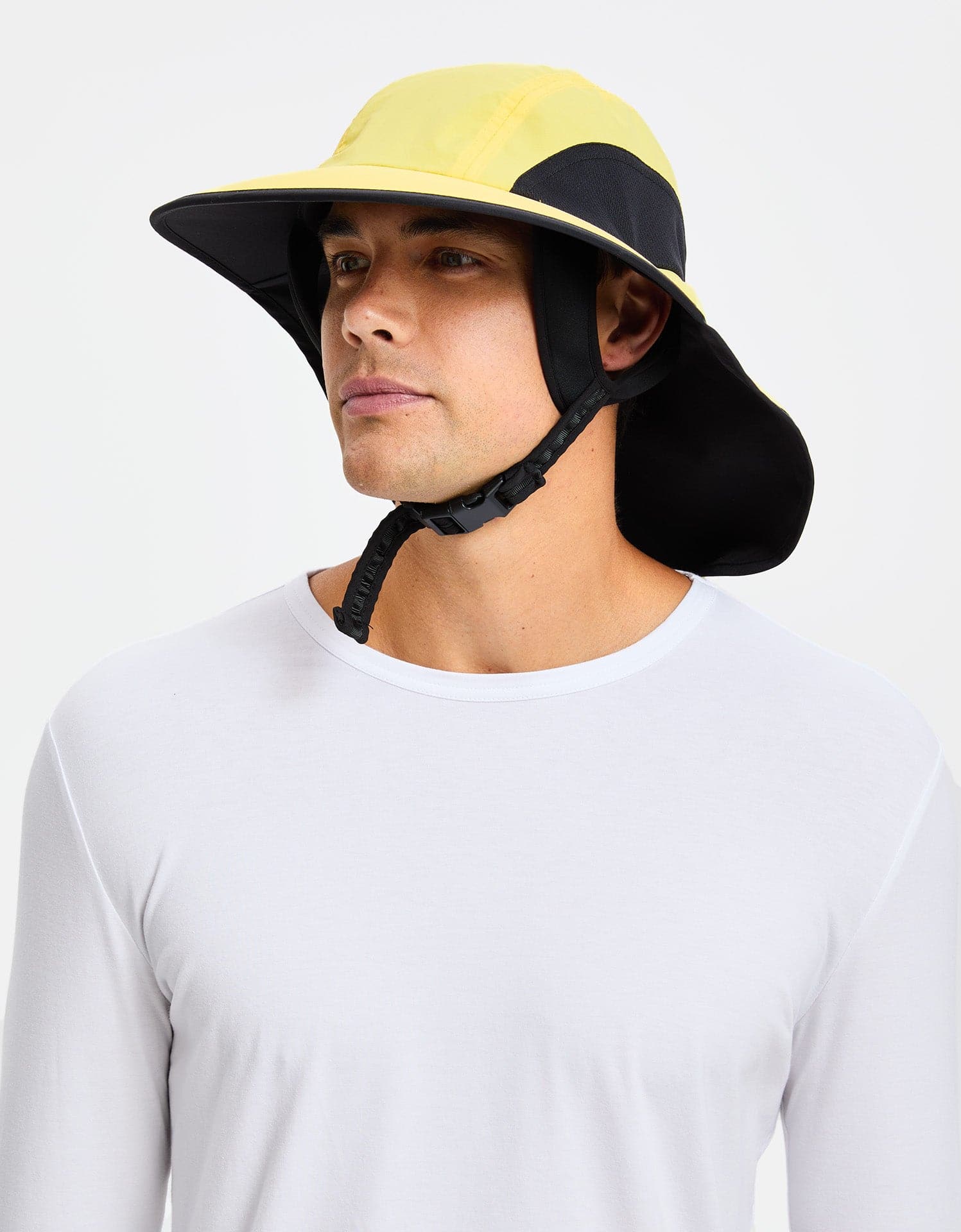 Water Sports Hat UPF50+ Legionnaire Style - ONE SIZE / SUNSHINE
