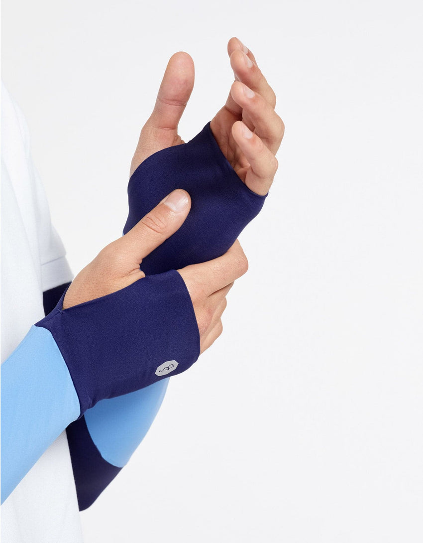 UPF 50+ Color Block Arm Sleeves CoolaSun Breeze Collection | Men's Sun Protective Arm Sleeves