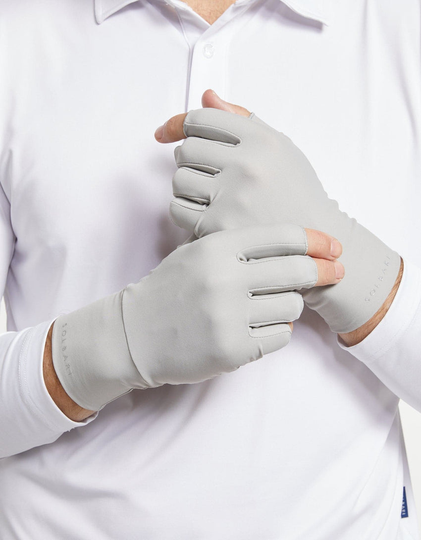 Fingerless Driving Gloves UPF 50+ Sun Protection | Mens Sun Protective Gloves