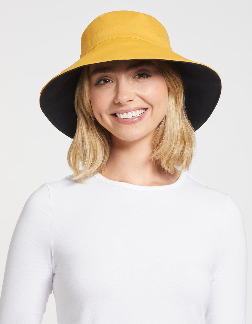 Reversible Wide Brim Beach Hat UPF 50+ | Women's UV Protection Sun Hat
