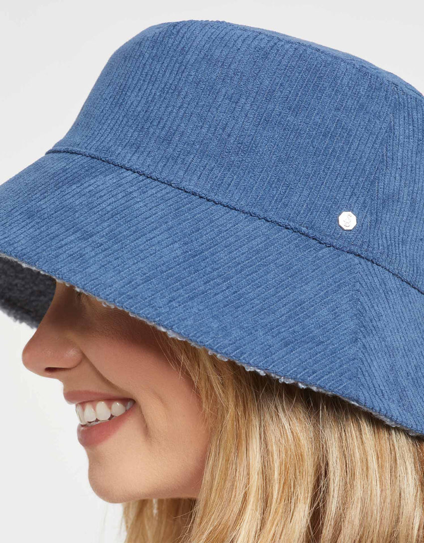 Sun Protective UPF50+ Plush Reversible Hat For Women