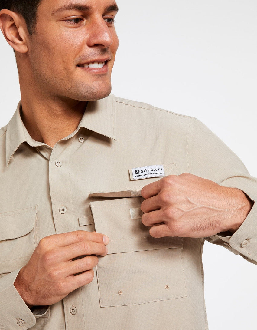 Utility Shirt UPF50+ Coolcast for Sun Protection For Men