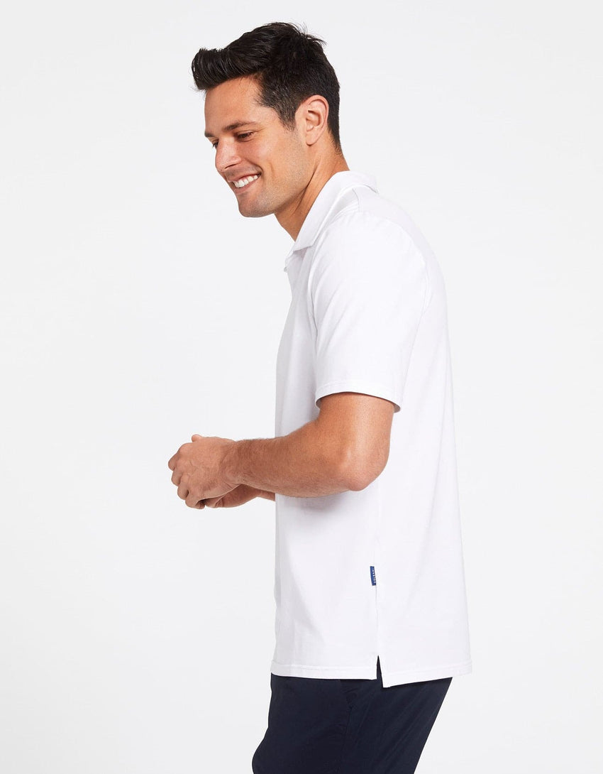 UPF 50+ Sun Protective Polo Shirt for Men - Sensitive Fabric