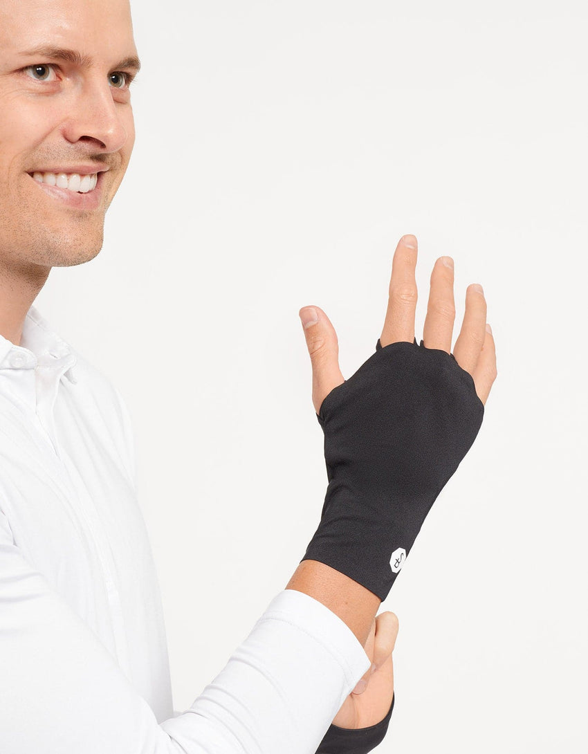 Men's UPF 50+ Palmless Gloves | Cooling Sun Protection for Hands