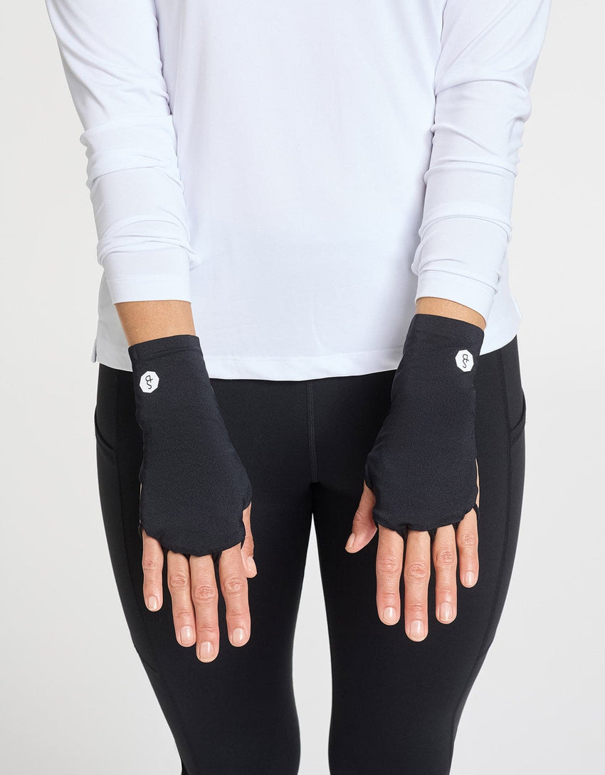Women's UPF 50+ Palmless Gloves | Cooling Sun Protection for Hands