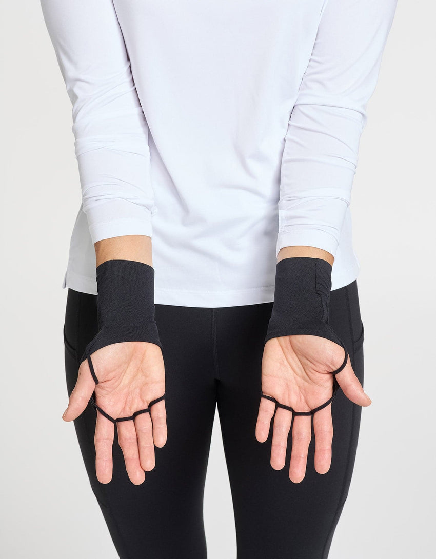 Women's UPF 50+ Palmless Gloves | Cooling Sun Protection for Hands