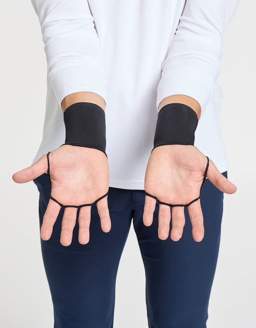 Men's UPF 50+ Palmless Gloves | Cooling Sun Protection for Hands