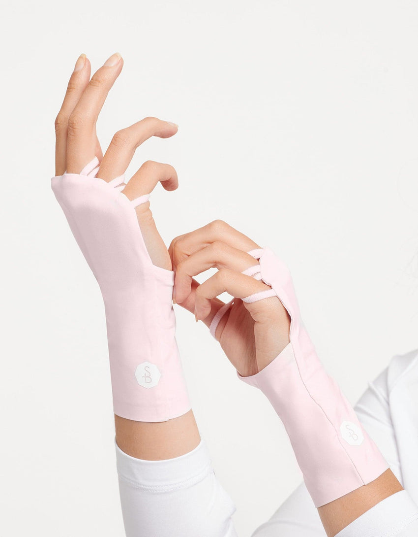 Women's UPF 50+ Palmless Gloves | Cooling Sun Protection for Hands
