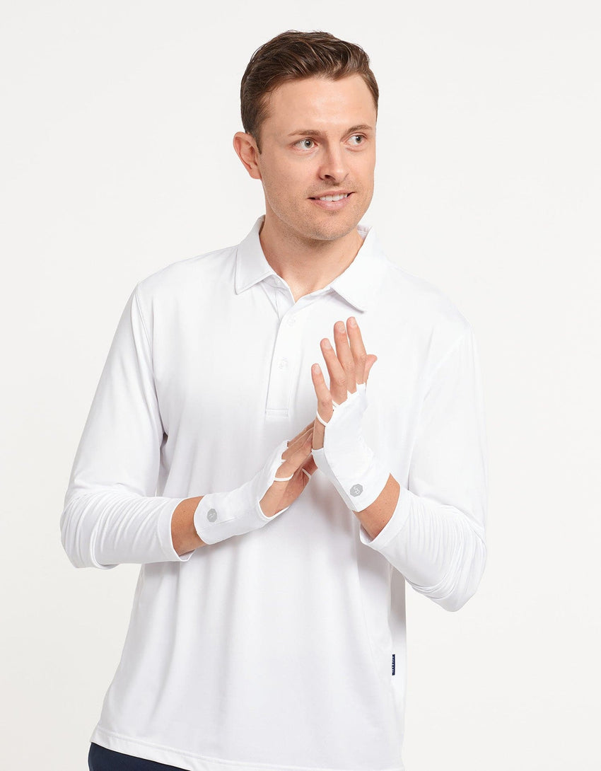 Men's UPF 50+ Palmless Gloves | Cooling Sun Protection for Hands