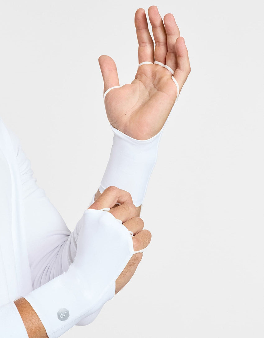 Men's UPF 50+ Palmless Gloves | Cooling Sun Protection for Hands