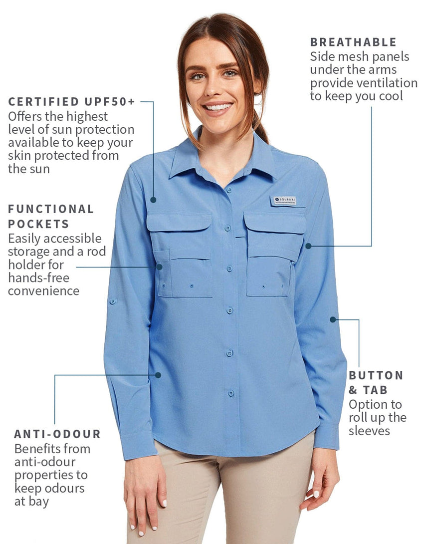 Utility Shirt UPF50+ Coolcast for Sun Protection For Women