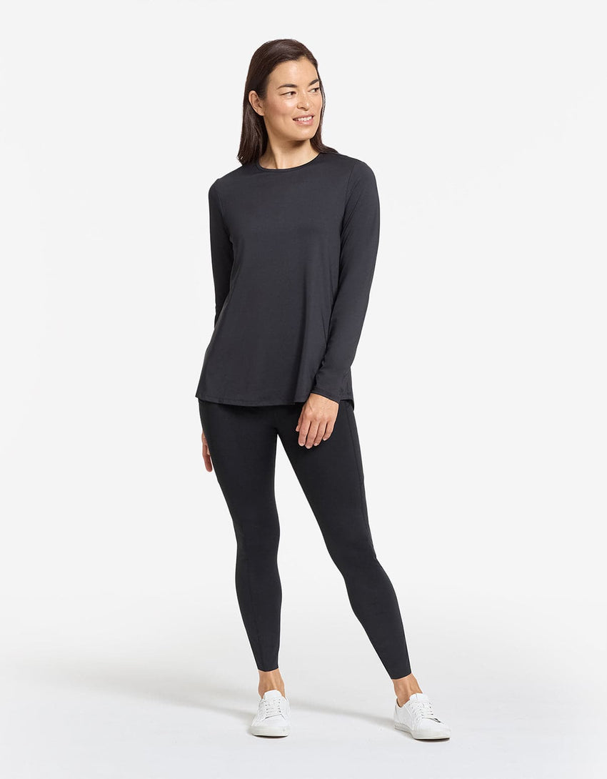 Women's Loose Fit Long Sleeve Swing Top UPF 50+ | Sun Protective Top