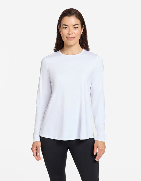 Loose Fit Long Sleeve Swing Top UPF50+ Active Collection