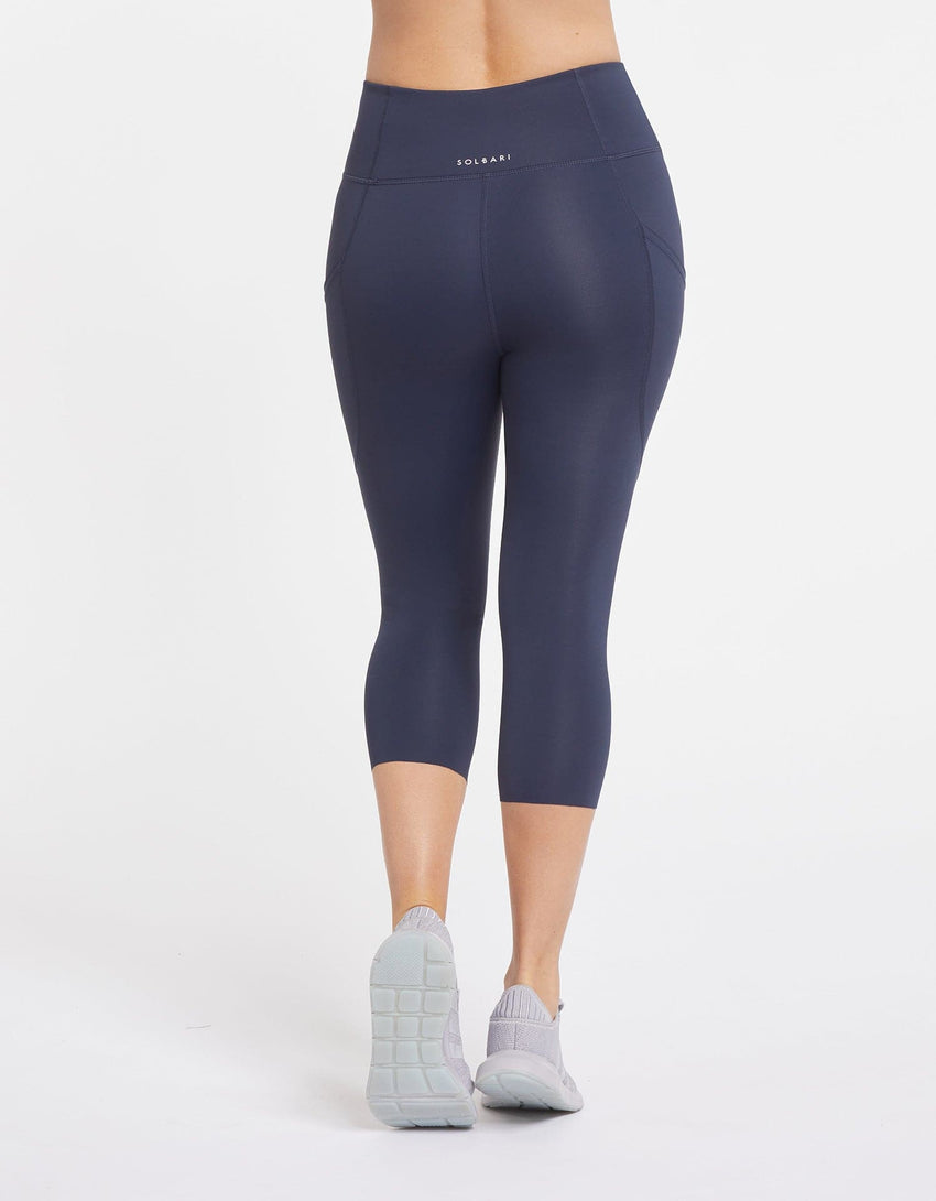 Women's UPF50+ Sun Protective Performance Capri Leggings With Pockets