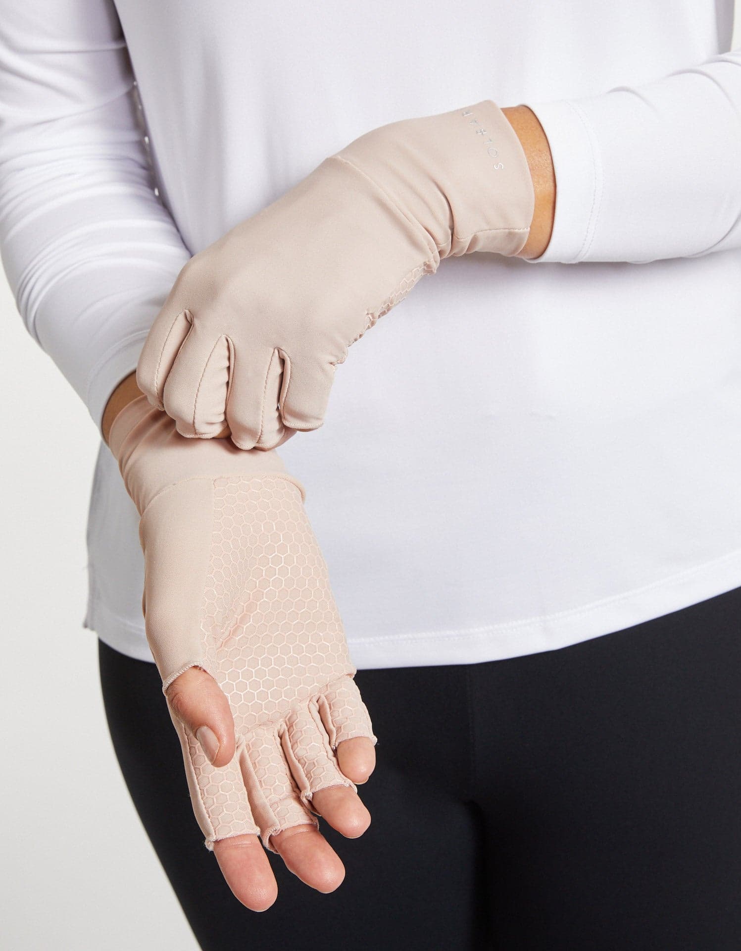 Fingerless Driving Gloves UPF 50 Sun Protection Womens Sun Protective Gloves Solbari