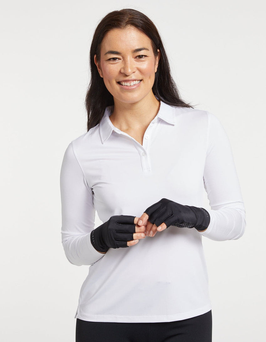 Fingerless Driving Gloves UPF 50+ Sun Protection | Womens Sun Protective Gloves