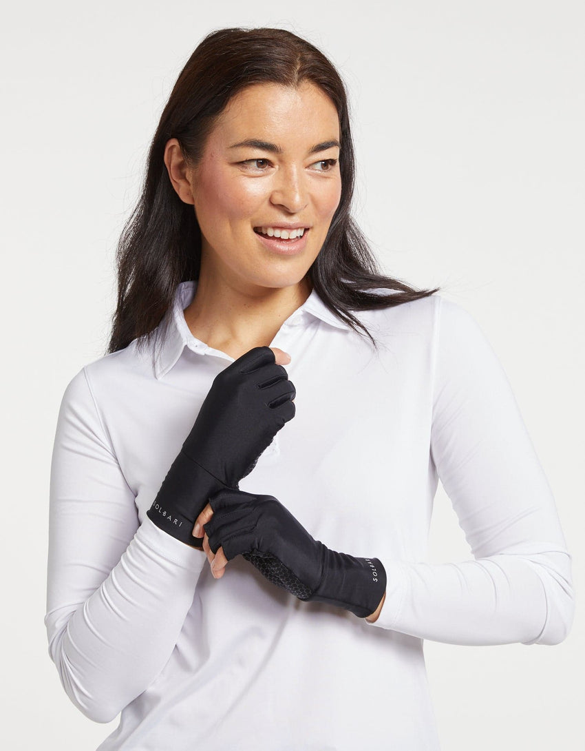 Fingerless Driving Gloves UPF50+ Sun Protection | Womens Sun Protective Gloves