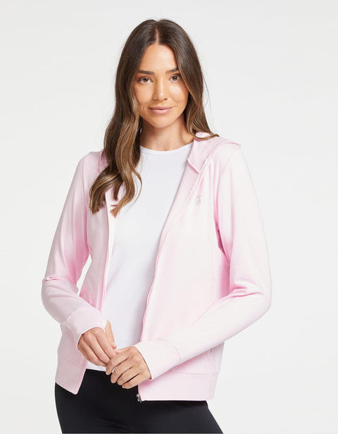 Luxe Hooded Full Zip Top UPF 50+