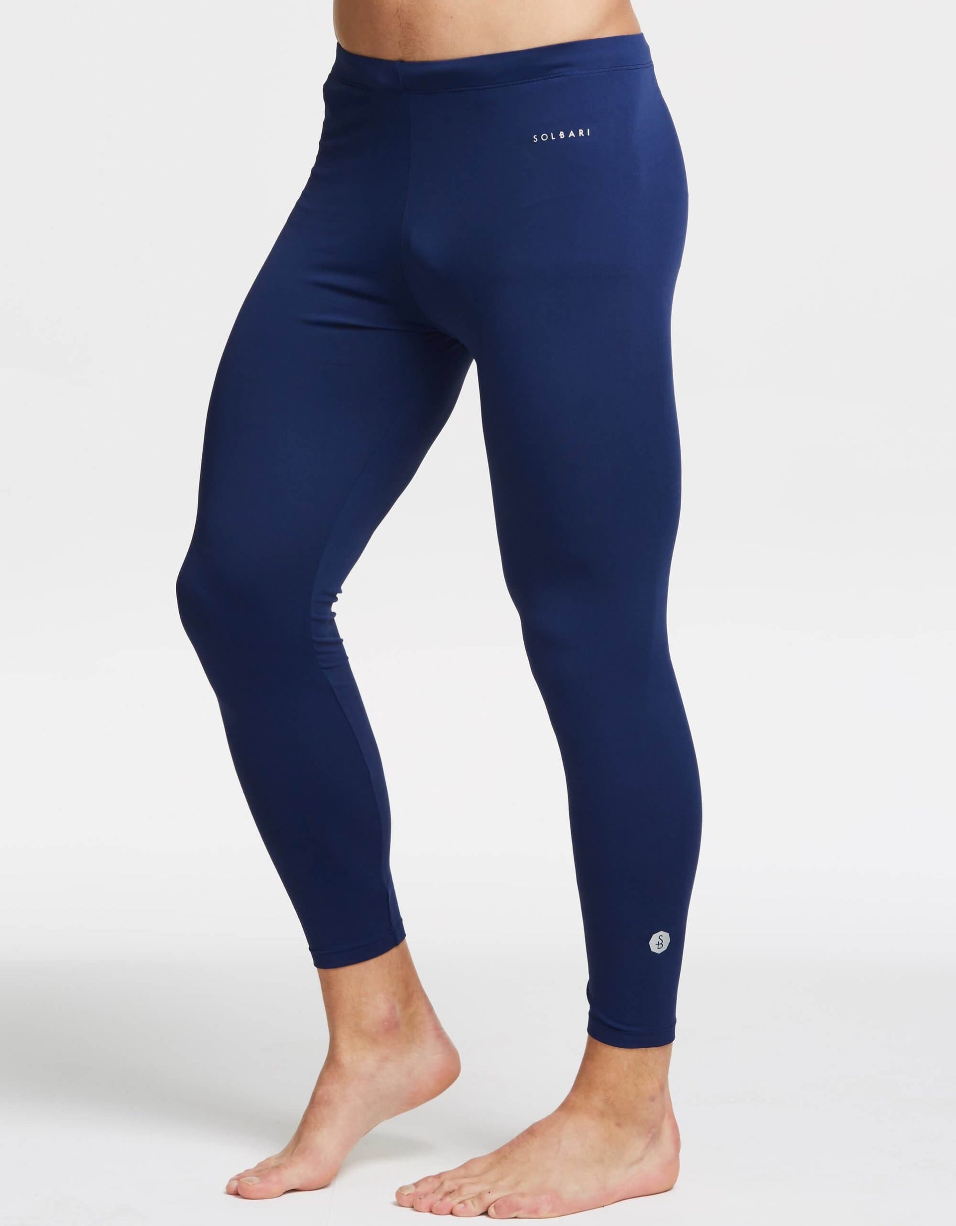 UPF 50+ Sun Protective Full Length Leggings For Men Mens Swim