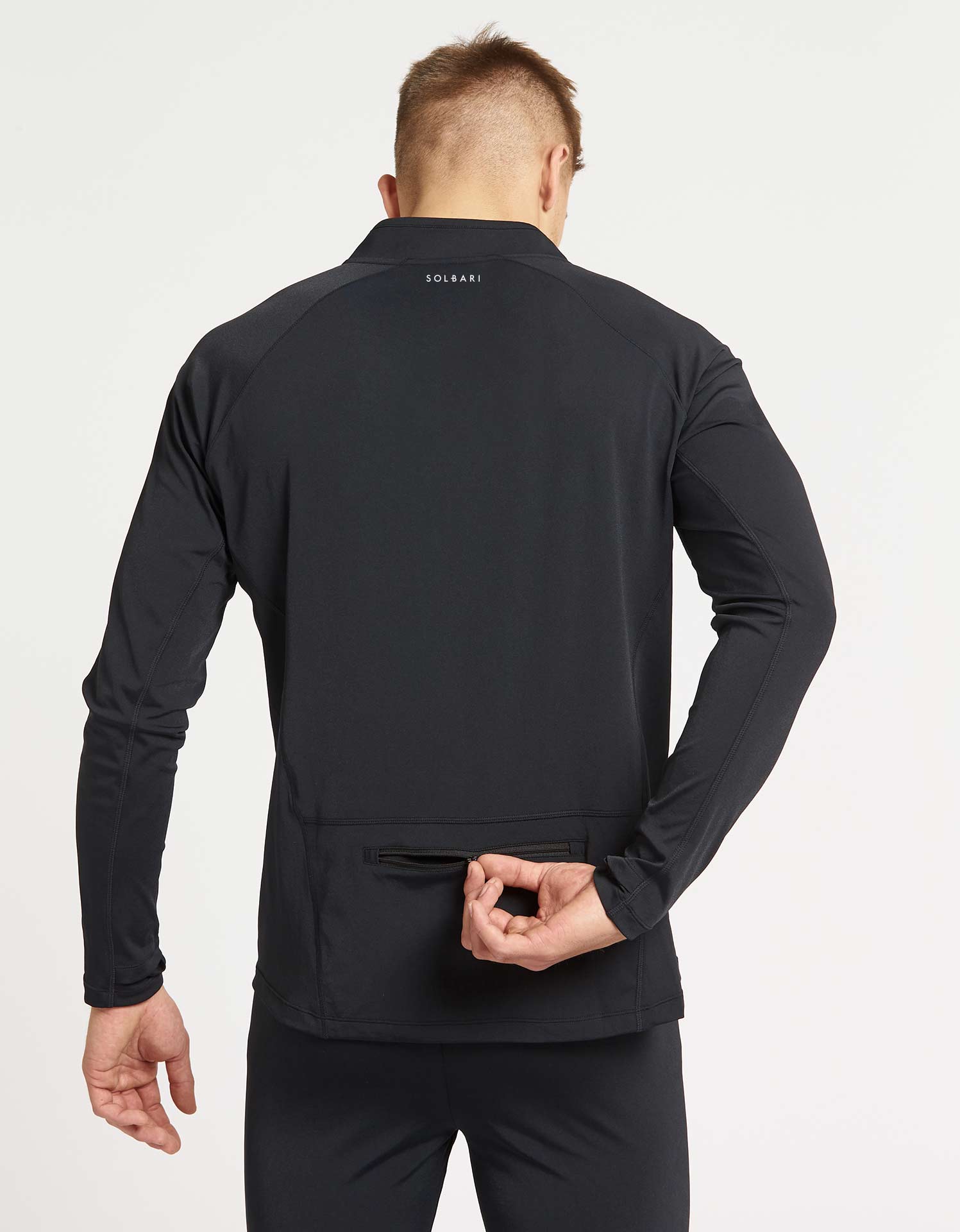 Sun Protective Long Sleeve Full Zip Top For Men UPF50+ – Solbari