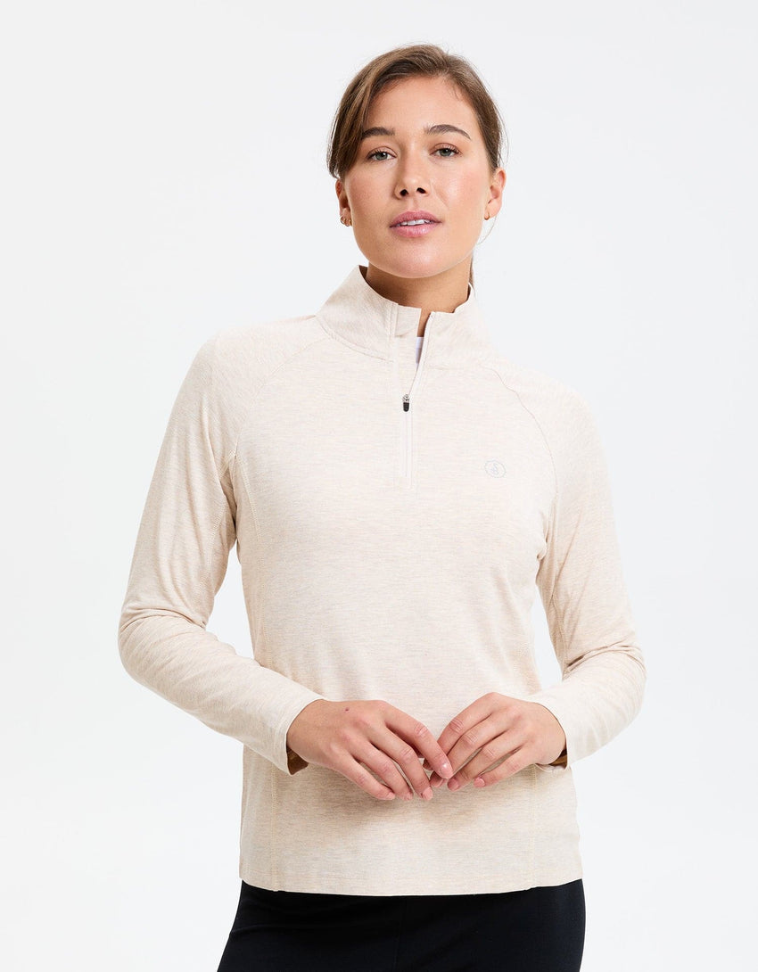 Women's UPF 50+ Sun Protective Quarter Zip | UV Protection