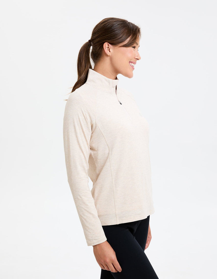 Women's UPF 50+ Sun Protective Quarter Zip | UV Protection