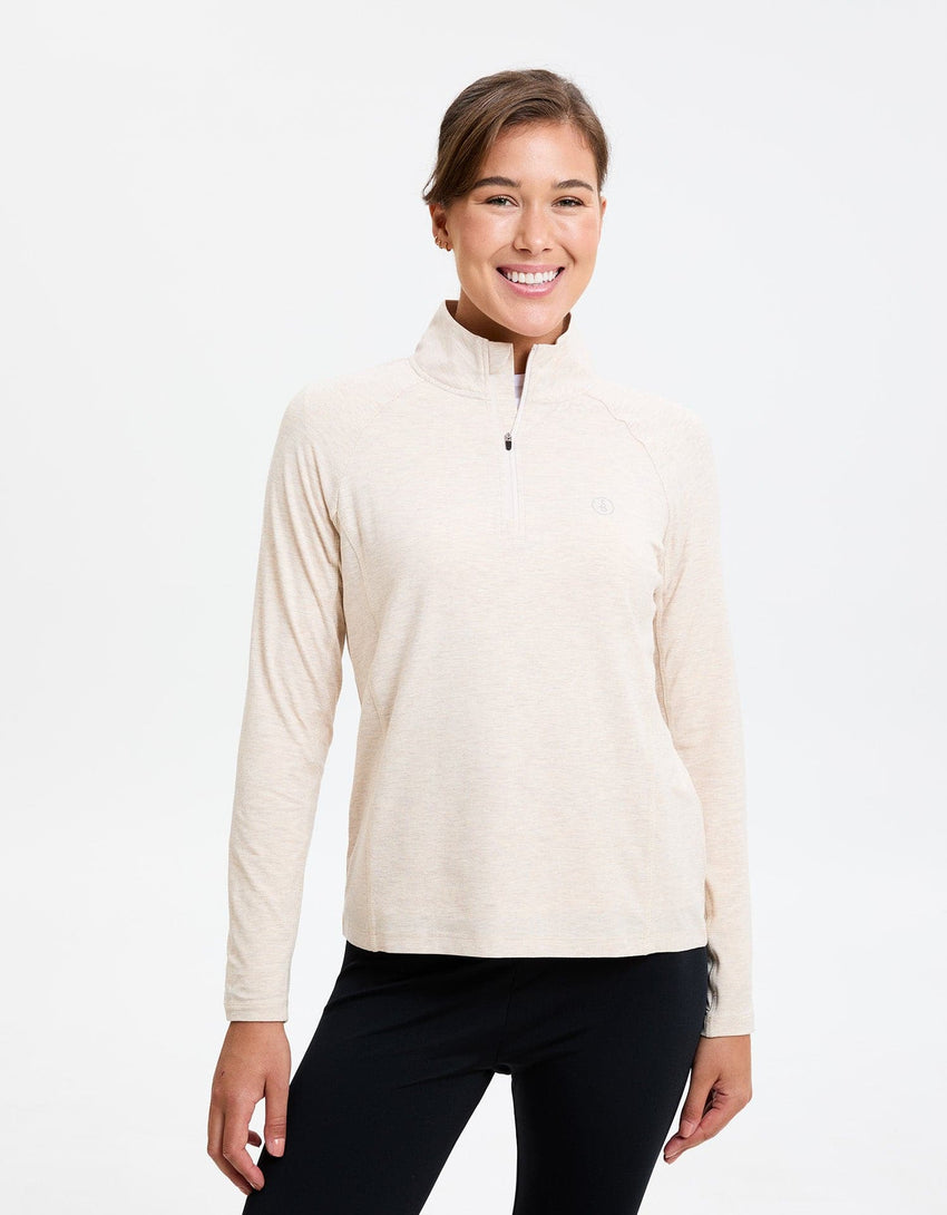 Women's UPF 50+ Sun Protective Quarter Zip | UV Protection