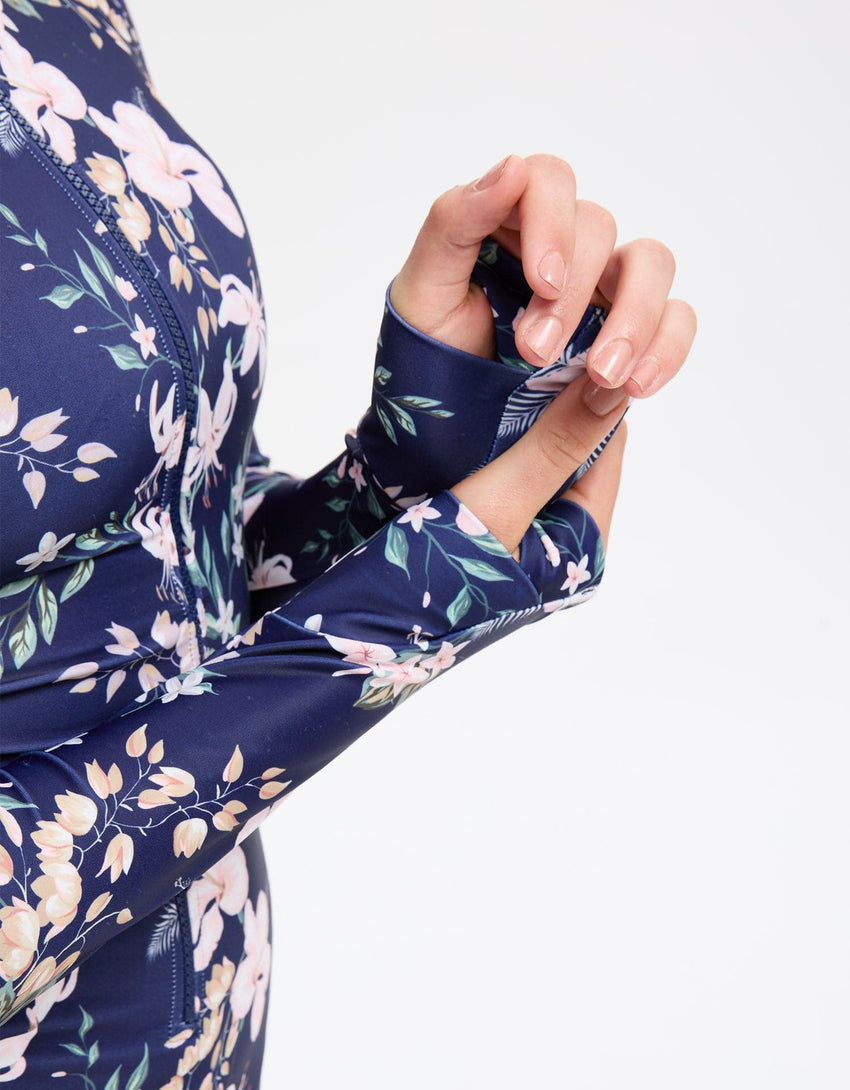Long Sleeve Swimsuit UPF50+ | UV Protective Swimwear for Women