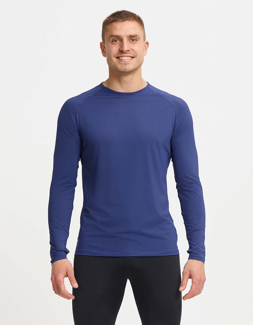 UPF50+ Long Sleeve Sun Protective Coolasun Breeze Base Layer for Men | Sun Protection Tops