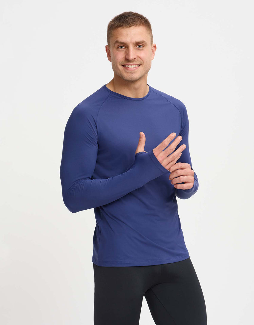 UPF50+ Long Sleeve Sun Protective Coolasun Breeze Base Layer for Men | Sun Protection Tops