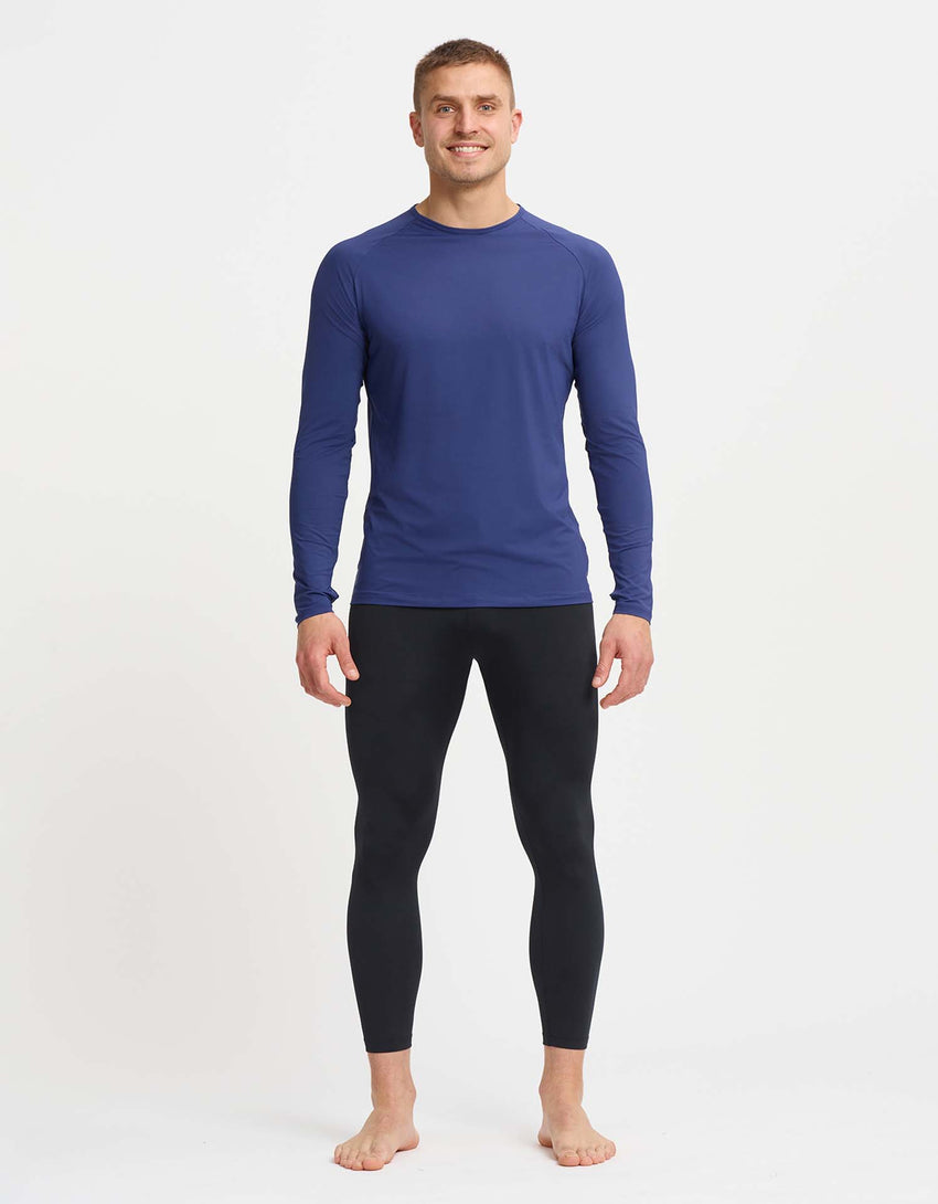 UPF 50+ Long Sleeve Sun Protective Coolasun Breeze Base Layer for Men | Sun Protection Tops