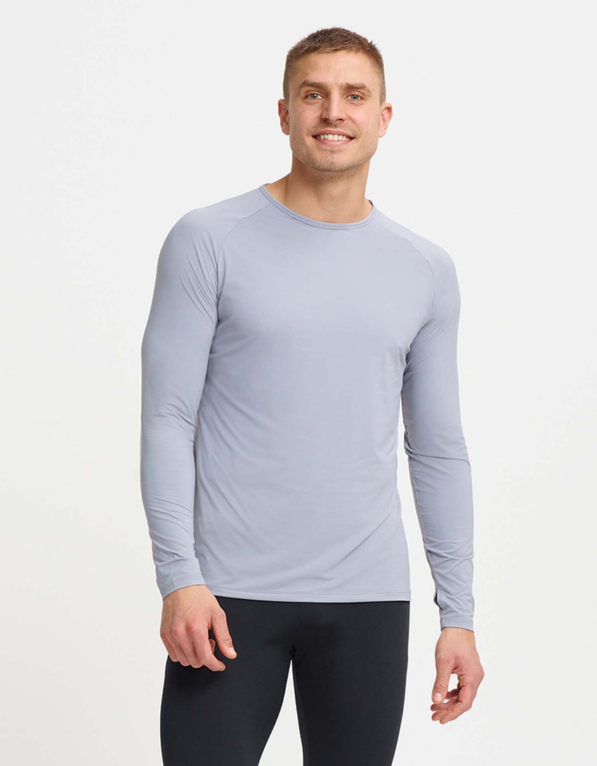 UPF 50+ Long Sleeve Sun Protective Coolasun Breeze Base Layer for Men | Sun Protection Tops