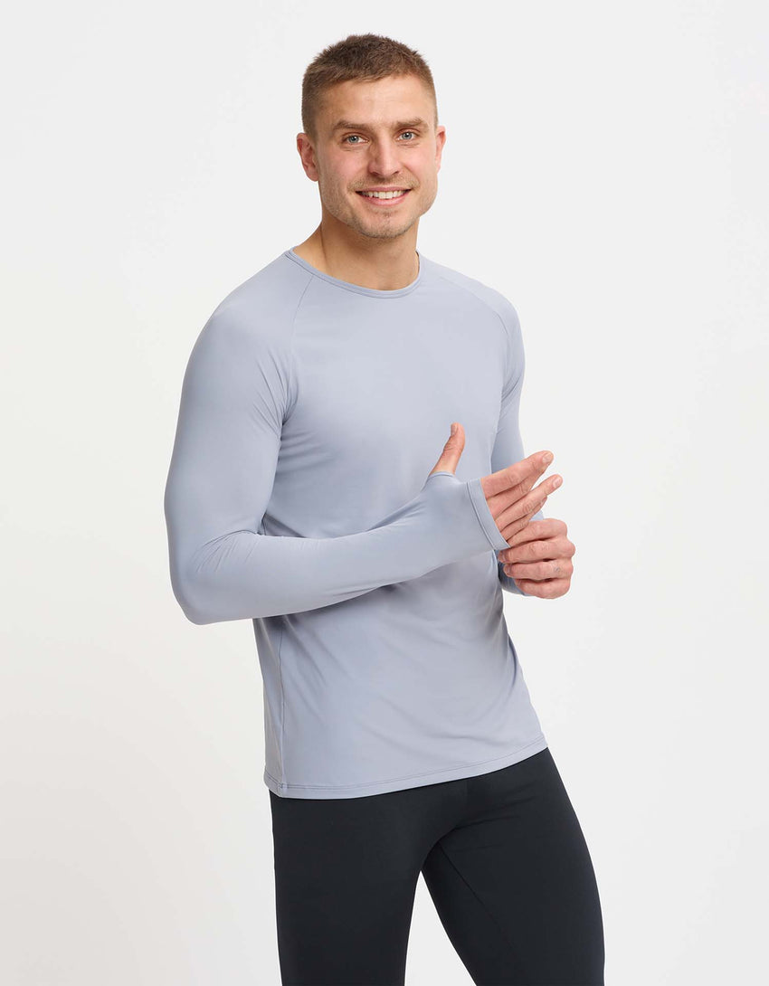 UPF50+ Long Sleeve Sun Protective Coolasun Breeze Base Layer for Men | Sun Protection Tops