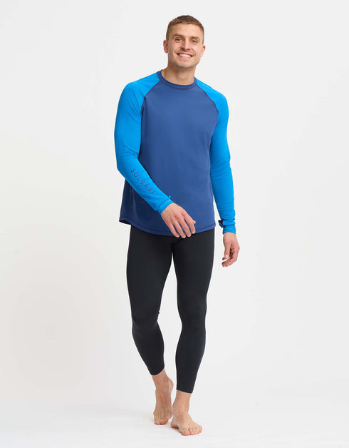 Color Block Long Sleeve Rashguard UPF50+ I Aqua Sport Collection